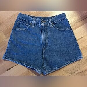 Levi’s High Waisted Mom Shorts